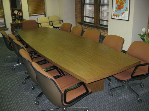 12ft CONFERENCE ROOM TABLE - Boardroom Meeting - Local Pick-up Only