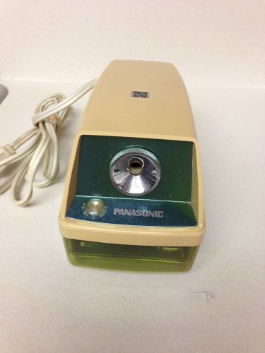 VINTAGE LIME GREEN PANASONIC ELECTRIC PENCIL SHARPENER POINT-O-MATIC JAPAN KP-8A