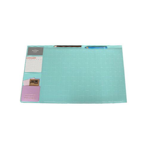 Cool mint color non slip pad desk mat mouse pad with various pockets for sale