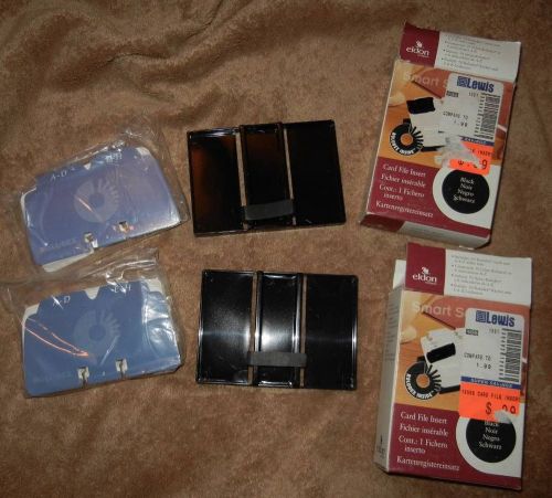 Rolodex Petite Open Tray Card File Inserts Eldon (2 Packages of 50 each)