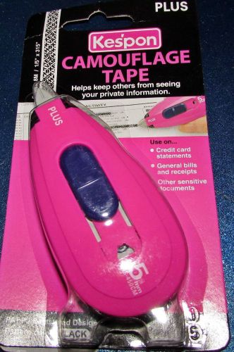 New Pink Kespon Camouflage Tape Plus Identity Protection