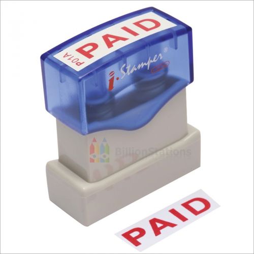 +++high quality+++ rubber stamp self-inking &#034;paid&#034; for sale