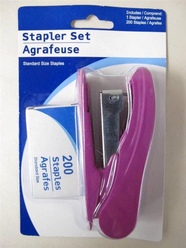 NEW Purple Stapler Set including staples