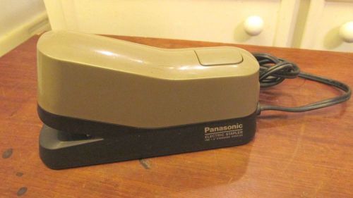Panasonic Tabletop Electric Stapler AS-302, 20 Sheets,VG COND MADE IN JAPAN