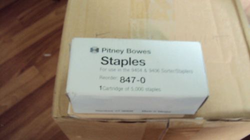 PITNEY BOWES STAPLES FOR USE IN 9404 &amp; 9406 SORTER/STAPLERS NEW IN BOX.