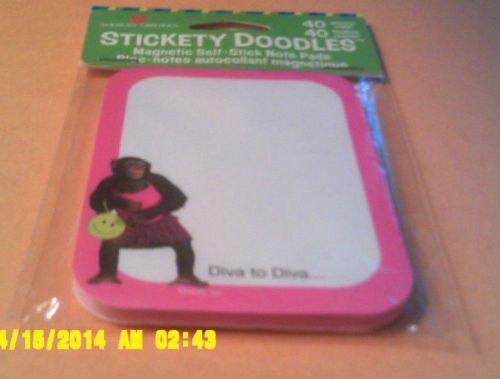 Stickety Doodles &#034;Diva to Diva&#034; self-stick notepads
