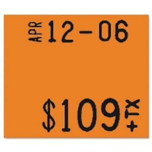 Pricemarker,925032, B0006VRBFA, 1115 Two-Line Removable Label,5/8x3/4, Fluoresce