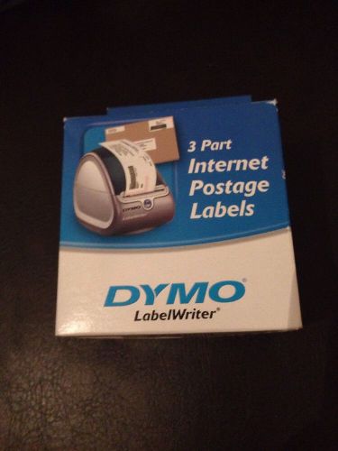 NEW - Dymo 30383 - 3-Part Internet Postage Labels - White - Roll of 150