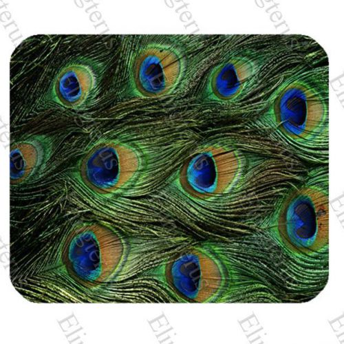 New Peacock Mouse Pad Backed With Rubber Anti Slip for Gaming