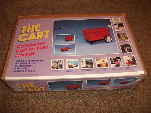 Vintage The Cart, Collapsable,Rolling Cart 1988