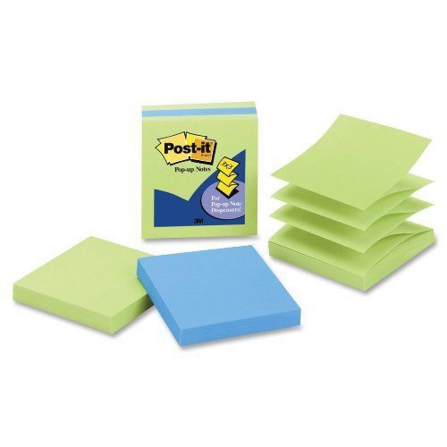 Post-it Adhesive Note - Fanfold, Pop-up - 3&#034; X 3&#034; - 300 / Pack (33013AULE)