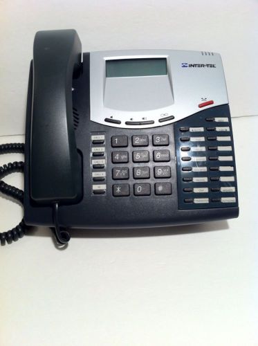 Inter-tel Phone Model 8520 Business Telephone 2 Line Conference Call Waiting