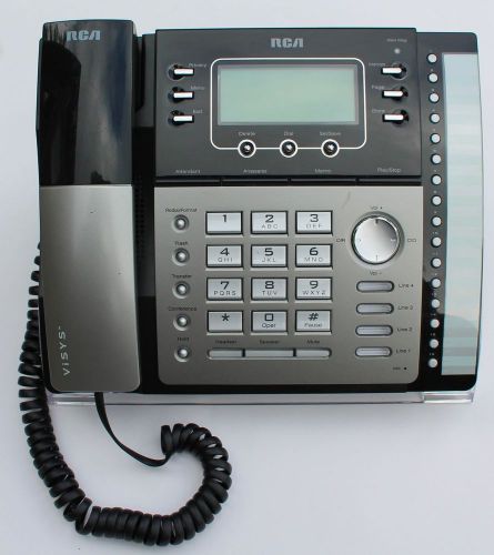 RCA ViSYS 25425RE1-A 4-Line Expandable Digital Business Phone Answering Machine