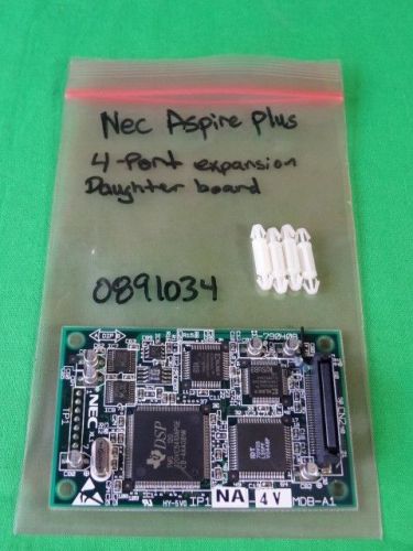 NEC Aspire Mail Plus 4-Port Expansion Phone System Card IP1NA-4VMDB-A1 0891034