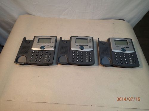 Lot of 3 Linksys SPA941-NA IP Phone VoIP Voice