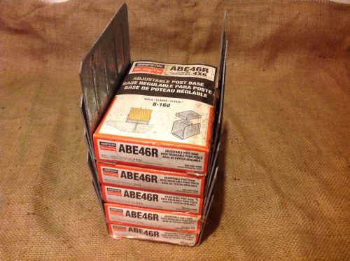 5 Simpson Strong Tie 4X6 Adjustable Post Base Abe46R
