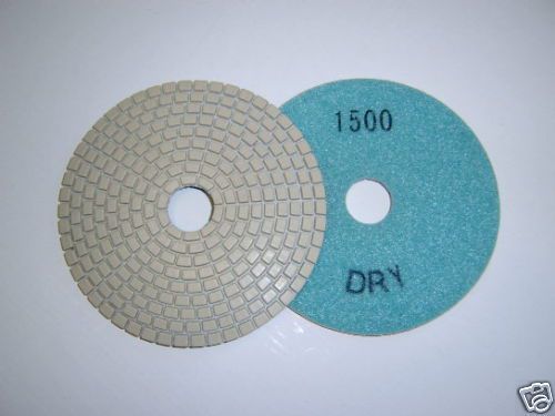 5&#034;  Dry Concrete/Marble Diamond Polishing Pad, 1500#