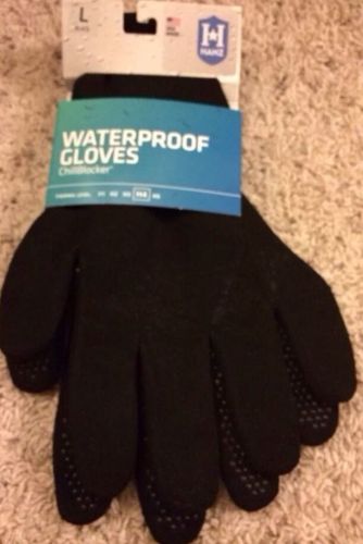 New!! Mens Extra Large Black Waterproof Work Gloves H4 Thermal Level