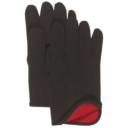 Brown Jersey Gloves with Red Fleece Lining 12 Pack 4207