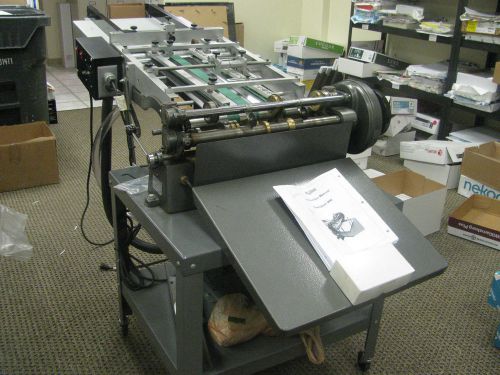 ROLLEM PERF AND SCORE SYSTEM W/ STAND AIR SUCTION AND W/ REGISTER TABLE