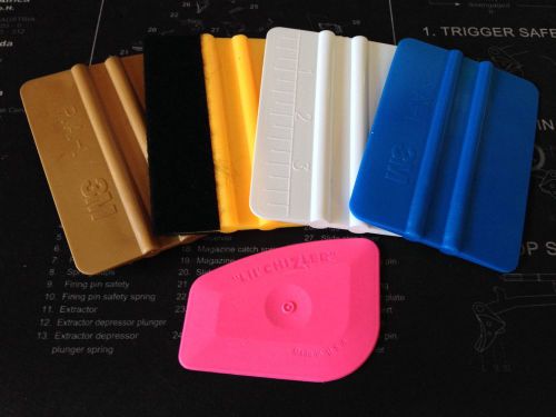 Lil chizler felt wrapped 3m gold blue avery squeegee vinyl applicators graphics for sale