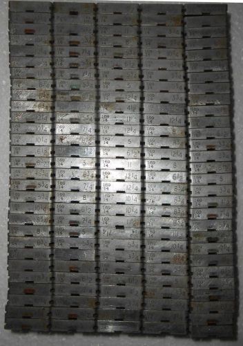 Monotype 145 display matrices mats matrix series 169 - 14 point  total 145 m684 for sale