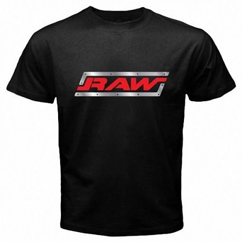 RAW Monday Night Raw Pro Wrestling Mens Black T-Shirt Size S, M, L, XL - 3XL