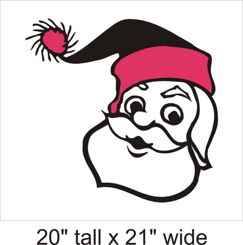 2X Beard Santa Removable Wall Art Decal Vinyl Sticker Mural Decor-FA284