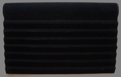 7 Slot Black Velvet Bracelet Showcase Display Ramp - Set of 2