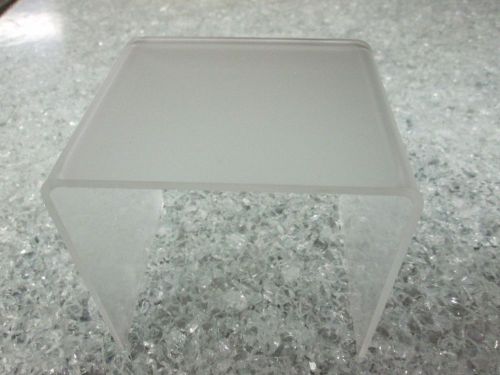 Quantity 3 Frosted Acrylic Risers P95  1/8&#034; 8&#034; x8&#034; x8&#034;