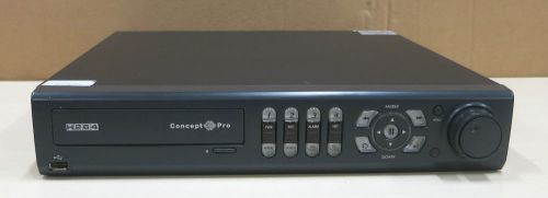 Concept pro digital video recorder dvr cctv with 4000gb 4tb hdd vxh264-4/4000 for sale