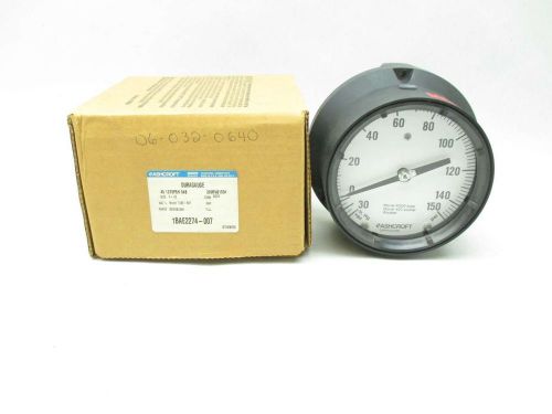 New ashcroft 45 1379psh 04b 0-150psi 0-30in-hg 1/2 in npt pressure gauge d459686 for sale