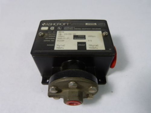 Ashcroft B429B Pressure Switch 15Amp 125/250/480VAC ! WOW !