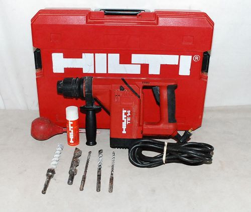 Hilti TE 14 Rotary Hammer Drill w/ Case &amp; Bits