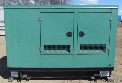 35kw cummins / onan diesel generator / genset - 409 hours - load bank tested for sale