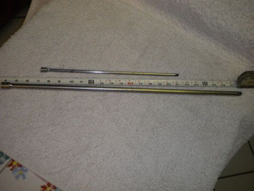 Snap on tmxk140 1/4 dr extension 14 inch &amp; fx24a 24&#034; 3/8&#034; drive extension bar for sale