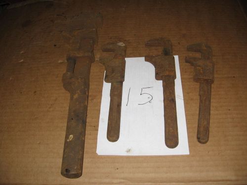 Vintage pipe Wrenches