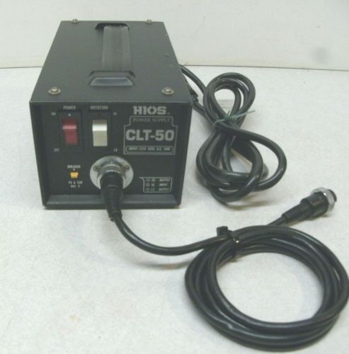 HIOS ELECTRIC SCREWDRIVER POWER SUPPLY CLT-50 WITH CORD, EXCELLENT