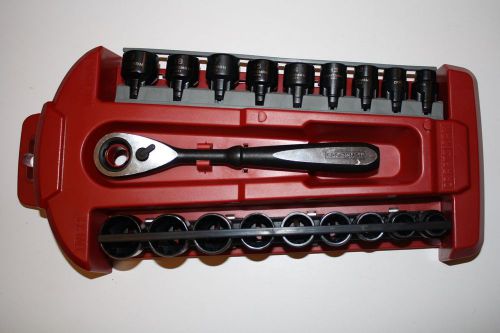 Craftsman 19 Piece Sockets and Ratchet Set Metric and  Standard