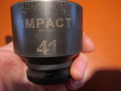 41 MM (1-9/16”) - Impact Socket - 6 Point (3/4” – 3/4 Inch) Square Drive
