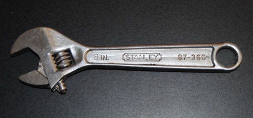 Stanley 6in. Adjustable Wrench 87-366 Preowned