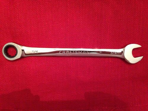 42567 NEW CRAFTSMAN 3/4” COMBINATION RATCHETING WRENCH INCH