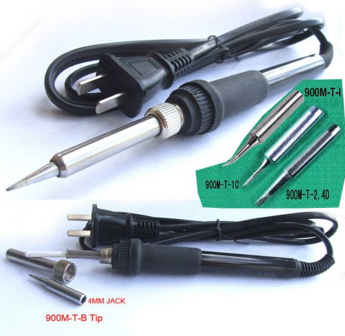1pcs AC 220V 35W SOLDERING IRON IC SMD SMT Welding Tool for 900M-T tip + 3 Tips
