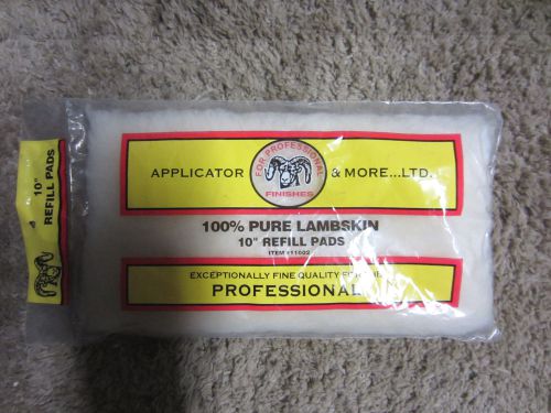 100% pure lambskin 10&#034; refill pad for stains polyurethene for professional cover