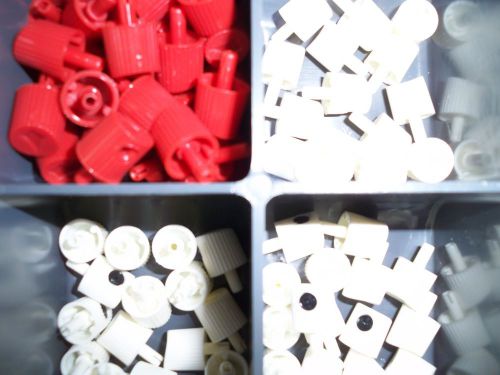 30 ASSORTED SPRAY PAINT CAN TIPS NOZZLES CAPS