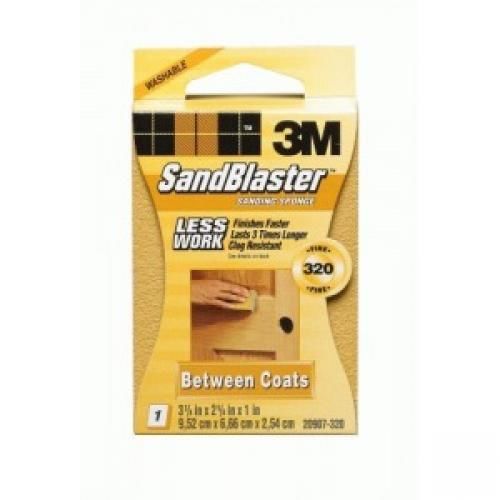 Sandblaster 3-3/4 in. x 2-1/2 in. x 1 in. 320 Grit Fine Sanding Sponge-20907-320