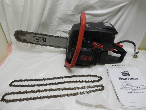 Ics 695gc concrete utility chainsaw 16&#034; bar with 3 chains, work and runs great for sale