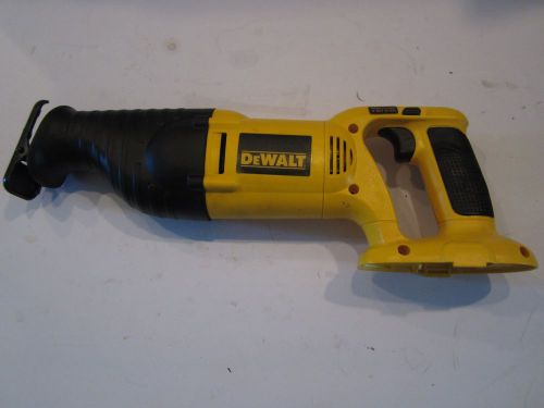 DEWALT DW938 18 VOLT HEAVY DUTY CORDLESS RECIPROCATING SAW - NICE!