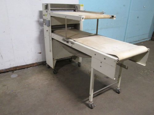 &#034;ANETS&#034;  H D. COMMERCIAL BAKERY/PIZZA DOUBLE PASS DOUGH ROLLER, CONVEYOR SHEETER