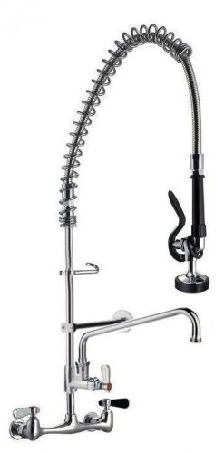 New Commercial Kitchen Heavy Duty Pre-Rinse Faucet with 12&#034; Add-On Faucet